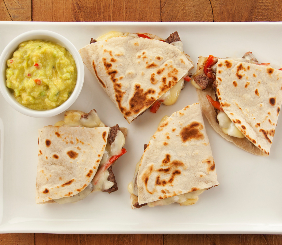 Quesadilla de filét e Queijo Minas