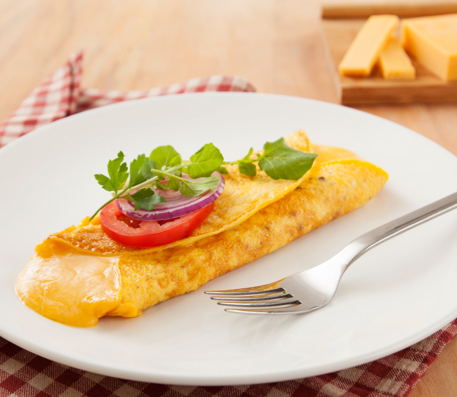 Omelete leve do Reino